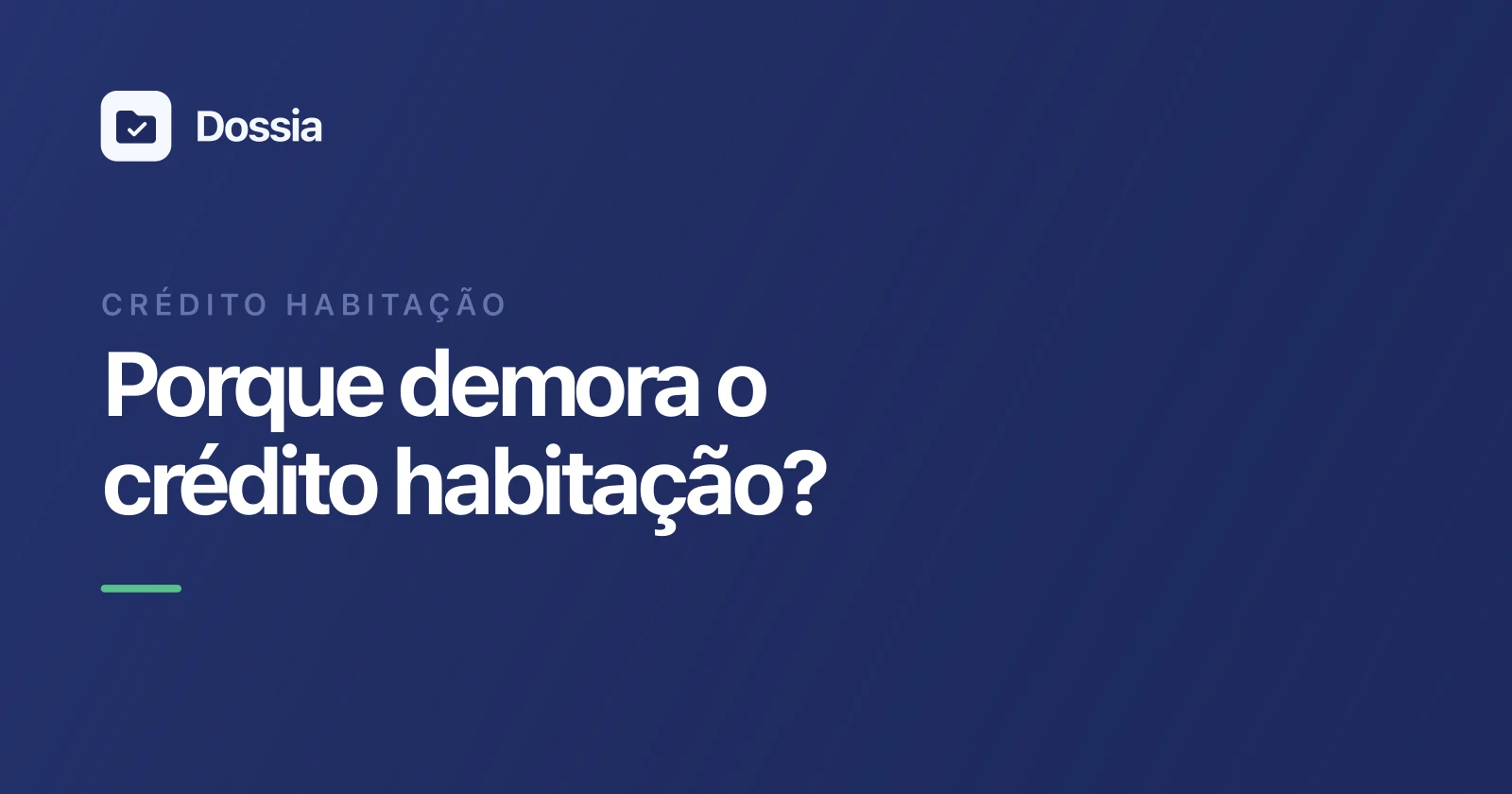 Cover Image for Porque demora a aprovação do crédito habitação? Quase sempre, documentos